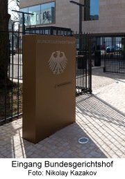 Eingang Bundesgerichtshof