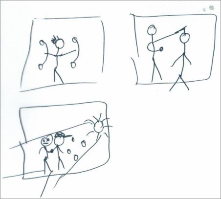 Bilder des Ehemanns der Patientin