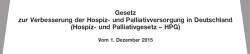 Bild Hospiz- und Palliativgesetz