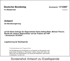 Antwort zur Eizellenspende