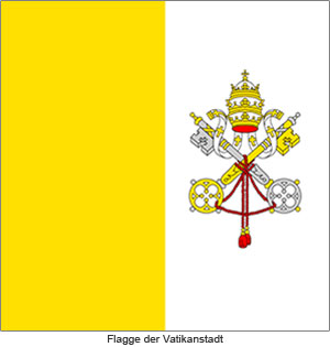 Flagge Vatikanstadt