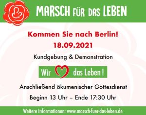 Marsch für das Leben 18.09.2021