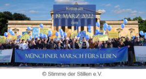 2. Münchner Marsch fürs Leben am 19.03. 2022