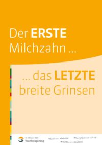 Welthospiztag 2023: "Hospiz lässt mich noch mal."